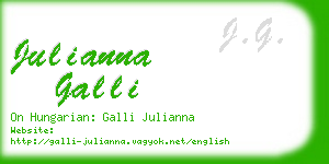julianna galli business card
